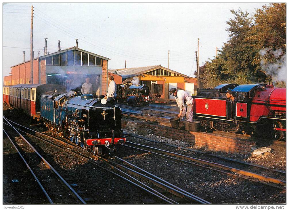 CPSM Train-Romney Hythe Et Dymchurch Railway-Hurricane   L1476 - Eisenbahnen