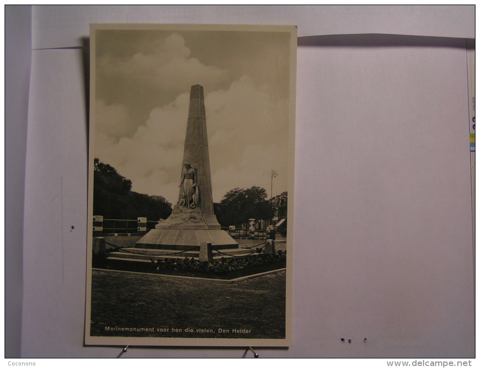 Den Helder - Marinemonument Voor Hen Die Vielen - Den Helder