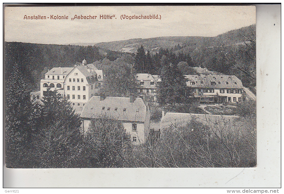 6572 RHAUNEN - ASBACH, Anstalten-Kolonie "Asbacher Hütte" - Birkenfeld (Nahe)