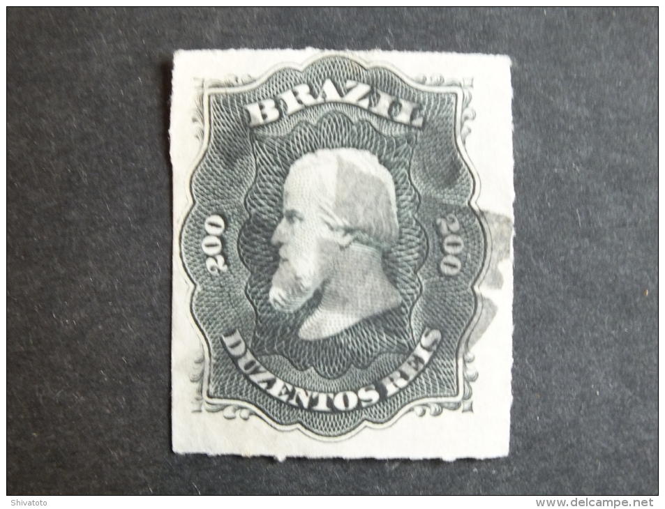 A1 - 1 - Bresil Y&T 35 - Brazil Pedro 200r - Brezil 9€ - Used Stamps