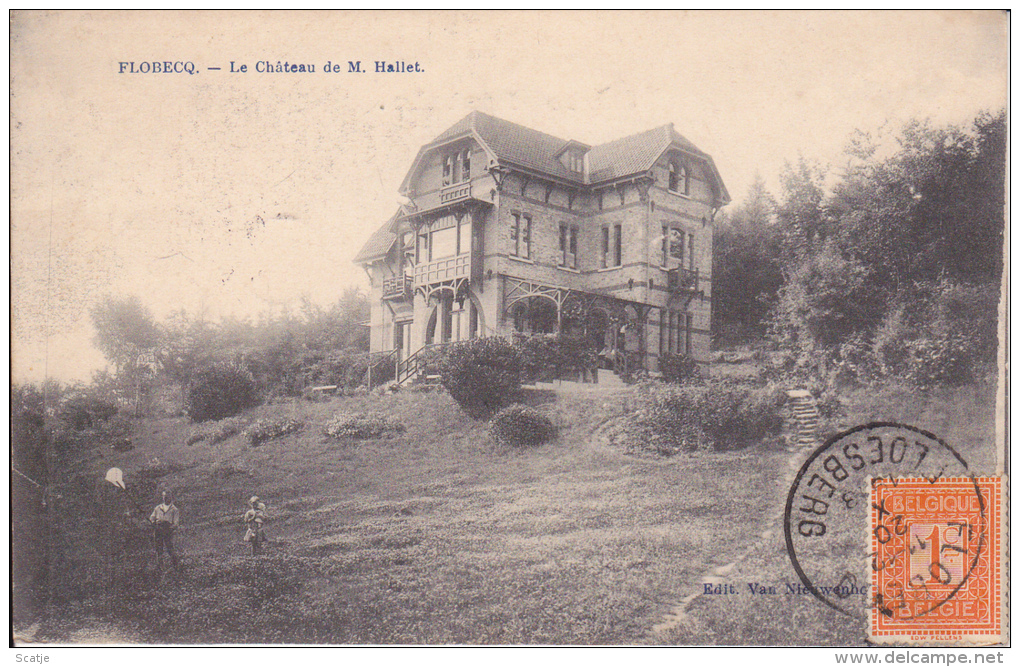 Flobecq. - Le Château De M. Hallet. -  Floesberg 1913 Naar  Saint-Josse - Flobecq - Vloesberg