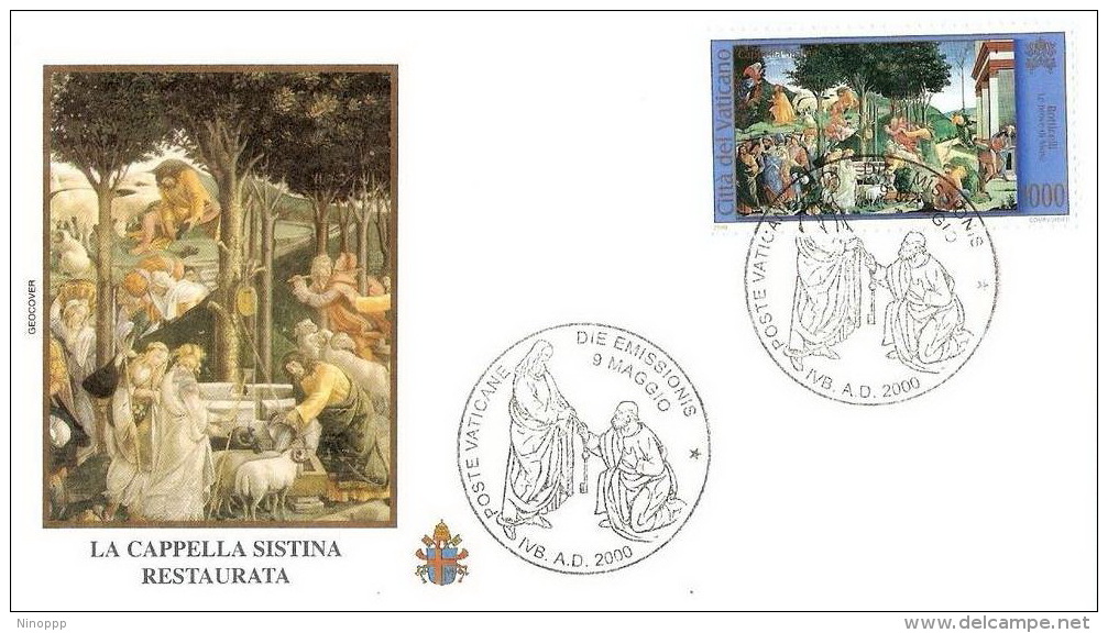 Vatican City 2000 Sistina Chapel FDC - FDC