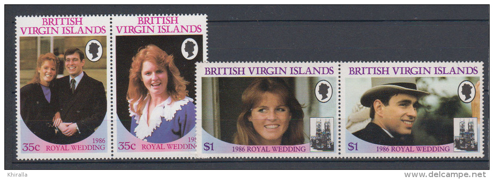 ILES VIERGES     1986      N.      547 / 550      COTE      7 . 00           EURO         ( M65 ) - British Virgin Islands