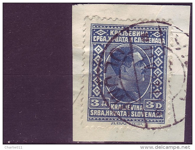 KING ALEXANDER-3 D-POSTMARK-ULJMA-VOJVODINA-SERBIA-YUGOSLAVIA-1926 - Used Stamps