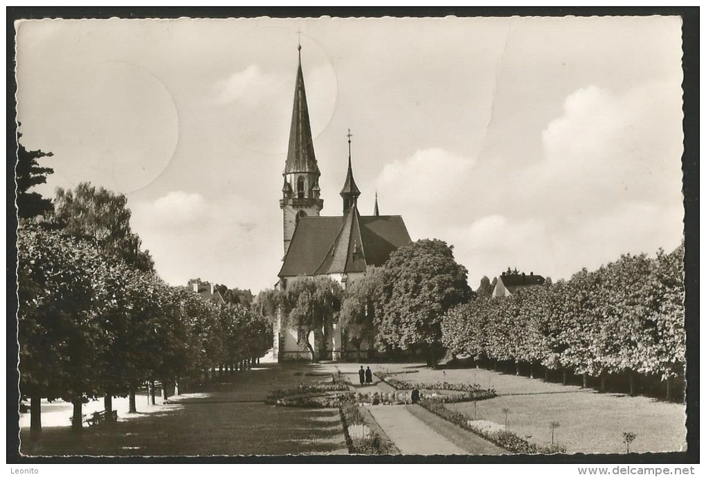 EMMENDINGEN Stadtgarten Mit Kath. Kirche Nach Burg Leimental AG 1960 - Emmendingen