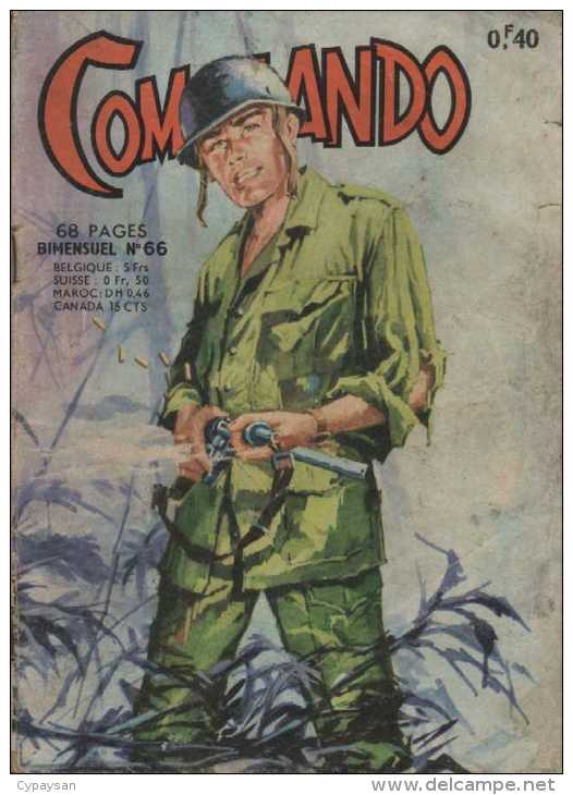 COMMANDO N° 66 BE AREDIT 08-1964 - Arédit & Artima