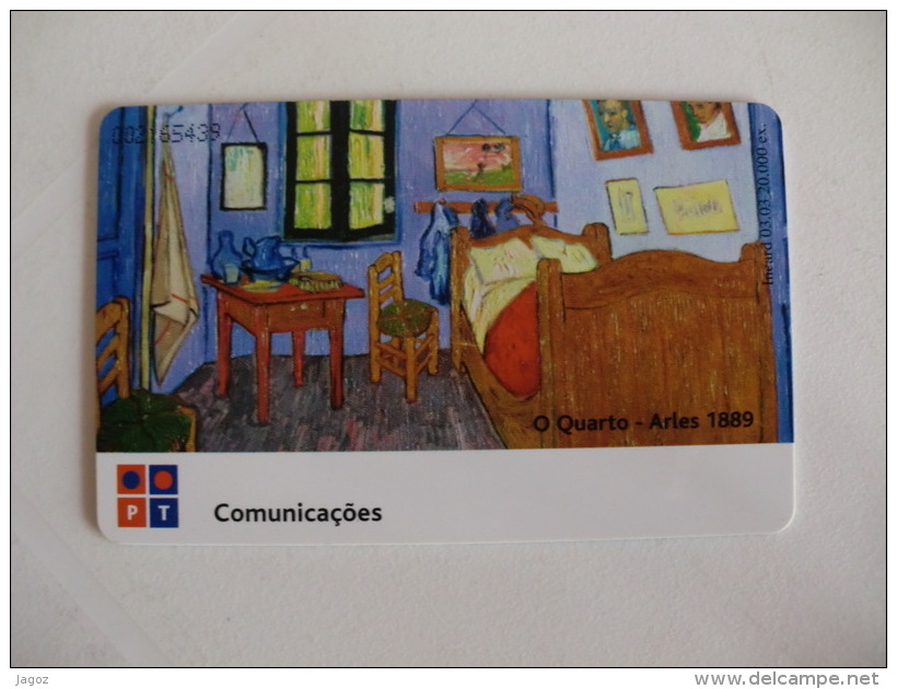 Phonecard/ Telécarte Telecom Card 150 Anos Do Nascimento De VanGogh Portugal Tirage 20000 Ex. - Portugal