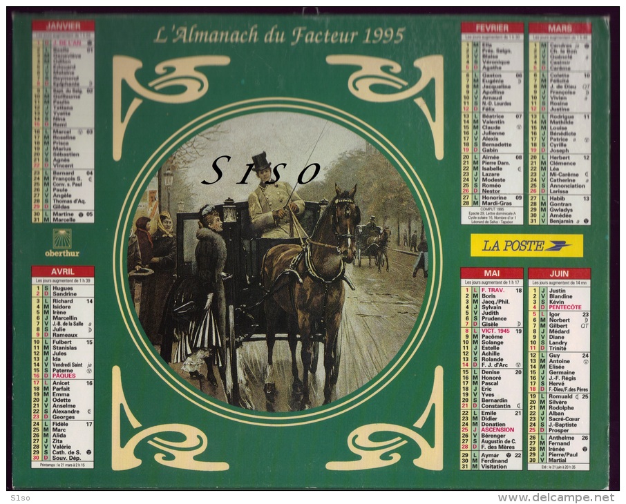 LOT de 45 calendriers PTT -- de 1957 à  2013 états divers. 90 PHOTOS Chasse Pêche animaux chevaux montagne tacot fleurs.