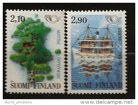 Finlande Finland 1991 N° 1108 / 9 ** Norden, Tourisme, Seurasaari, Helsinki, Nature, Arbres, Musée En Plein Air, Bateau - Unused Stamps