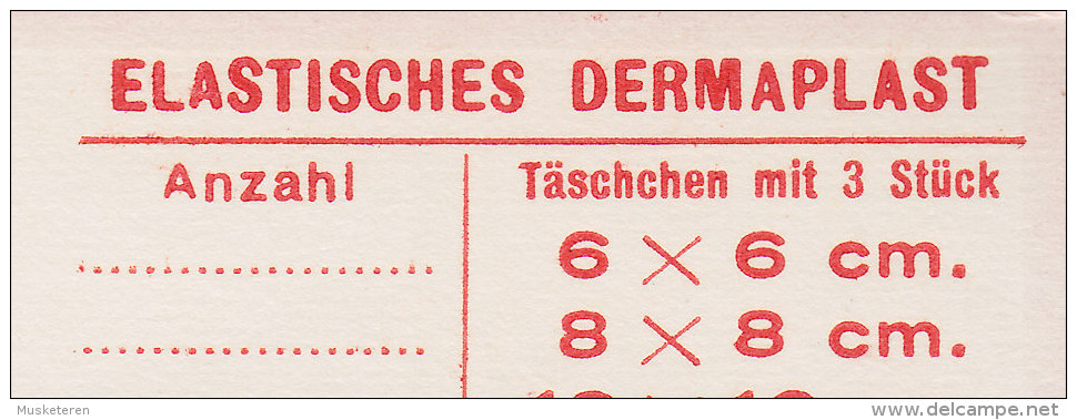 Switzerland Postal Stationery Ganzsache Intero TELL Private Print ERROR Variety SPARA BLANC Laboratoires GENF (4 Scans) - Variétés