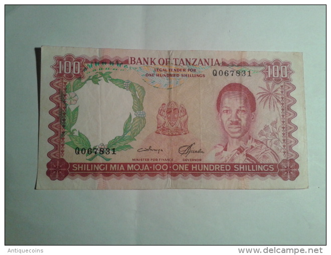 100 SHILLINGS - Tanzania