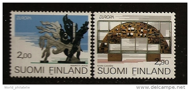 Finlande Finland 1993 N° 1172 / 3 ** Europa, Europe, Art Contemporain, Sculpture, Martii Aiha, Rumba, Bois, Kari Caven - Unused Stamps