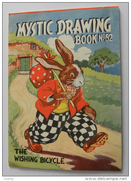 MYSTIC DRAWING Book N° 52 The Whishing BIcycle - Walker Toy Book Made By Renwing Of Otley. Eng. - Rabbit Lapin - Sonstige & Ohne Zuordnung