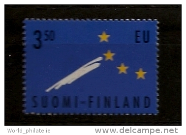 Finlande Finland 1995 N° 1254 ** Union Européenne, Europe, Drapeau, Adhésion, CEE - Nuevos