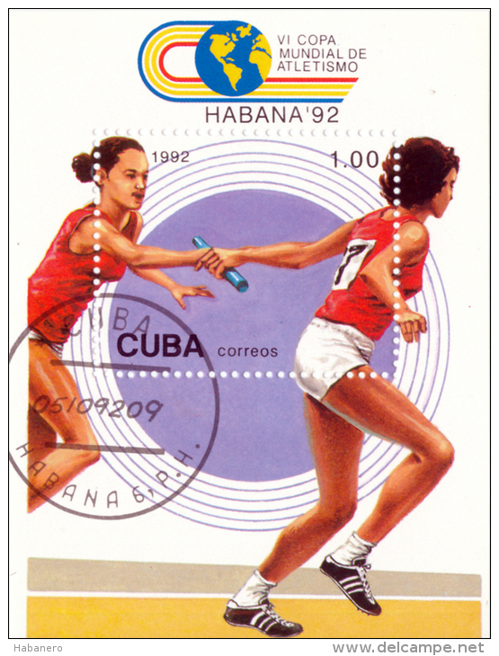 1992 - Mi BL. 130 - WORLD SPORT GAMES S/S - Hojas Y Bloques