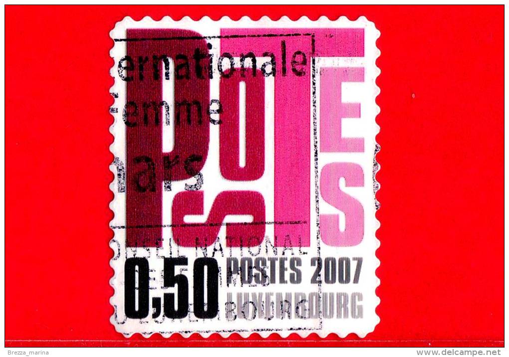 LUSSEMBURGO - Usato - 2007 - Commemorativo - Autoadesivo - 0.50 - Used Stamps