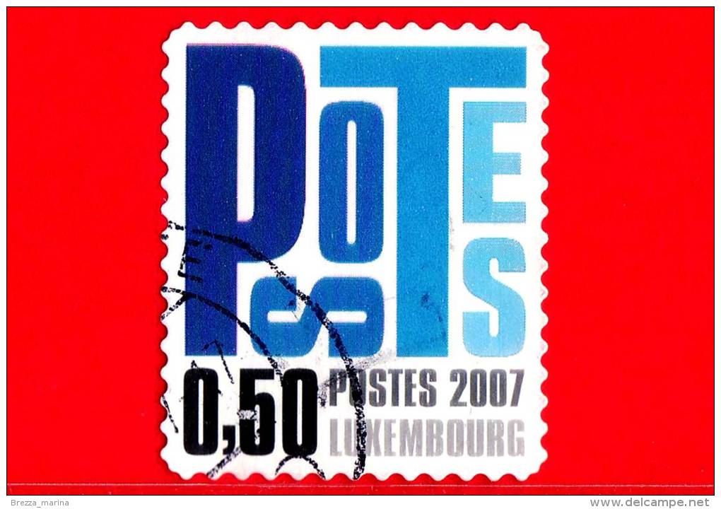 LUSSEMBURGO - Usato - 2007 - Commemorativo - Autoadesivo - 0.50 - Oblitérés