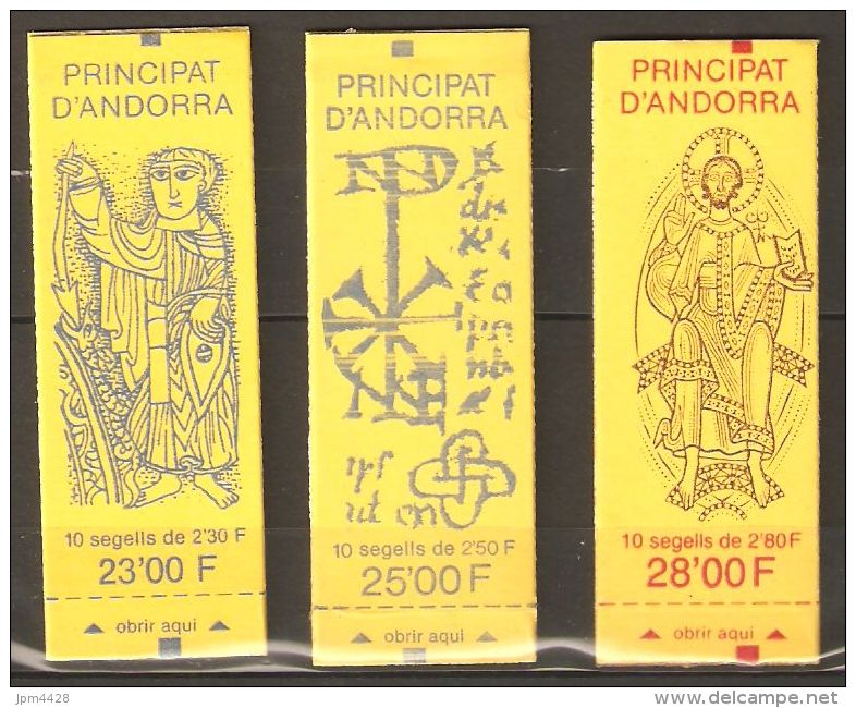 Andorre Carnets N° 3  - 4  Et  5 **  Non Ouvert - Postzegelboekjes