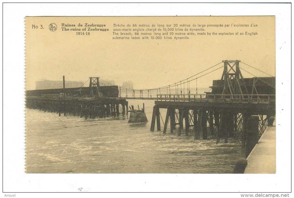 Belgique // Les Ruines De Zeebrugge- Guerre 1914-18 - Zeebrugge