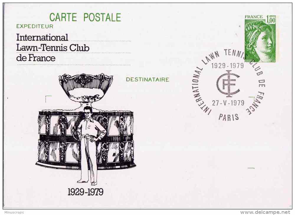 International Lawn Tennis Club De France - Paris - 27/05/1979 - Cartes Postales Repiquages (avant 1995)