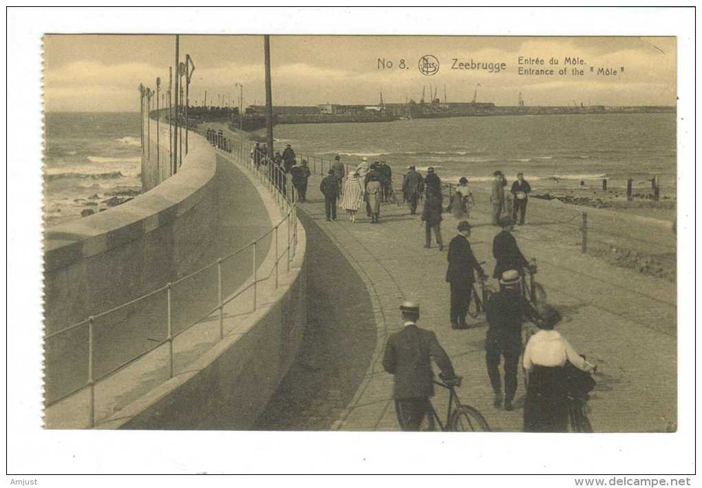 Belgique // Les Ruines De Zeebrugge- Guerre 1914-18 Entrée Du Môle - Zeebrugge