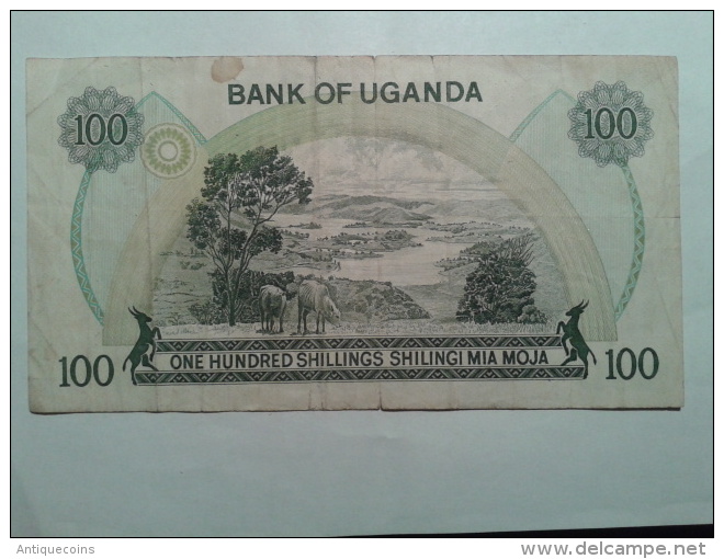 100 SHILLINGS - Oeganda