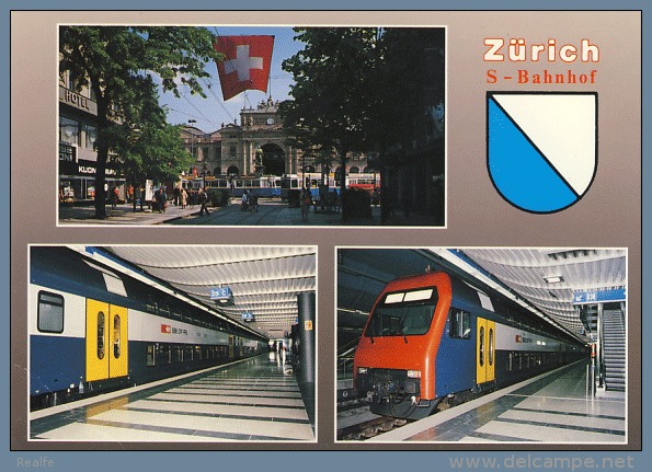 Train   Zurich S Bahnhof  Switzerland - Treinen