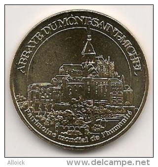 Médaille Abbaye Du Mont-Saint-Michel  2011 -  Patrimoine Mondial De L'Humanité-  Monnaie De Paris - 2011