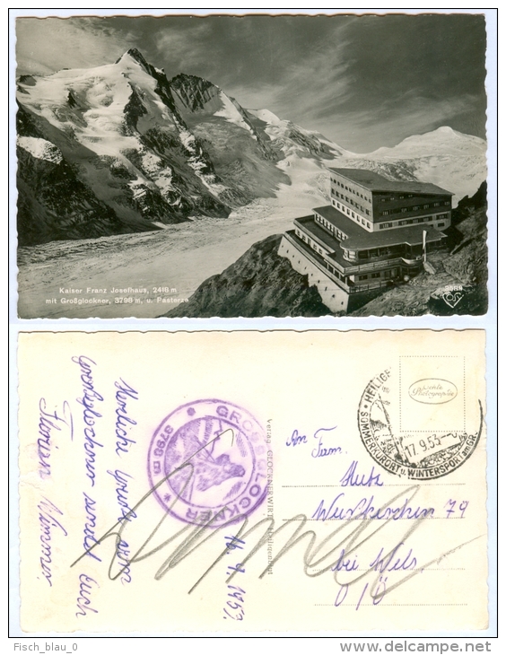 AK Schutzhaus Schutzhütte Kaiser-Franz-Josef-Haus Großglockner Österreich Hütte Berghütte AUSTRIA Alpen Alps Alpi - Heiligenblut