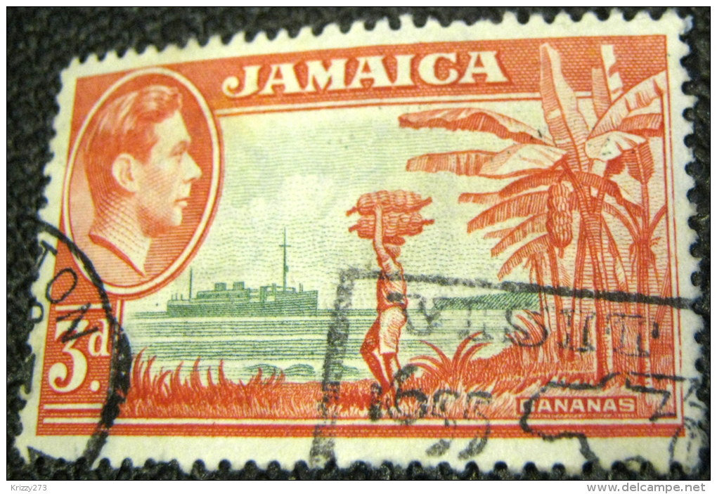 Jamaica 1938 Bananas 3d - Used - Jamaica (...-1961)