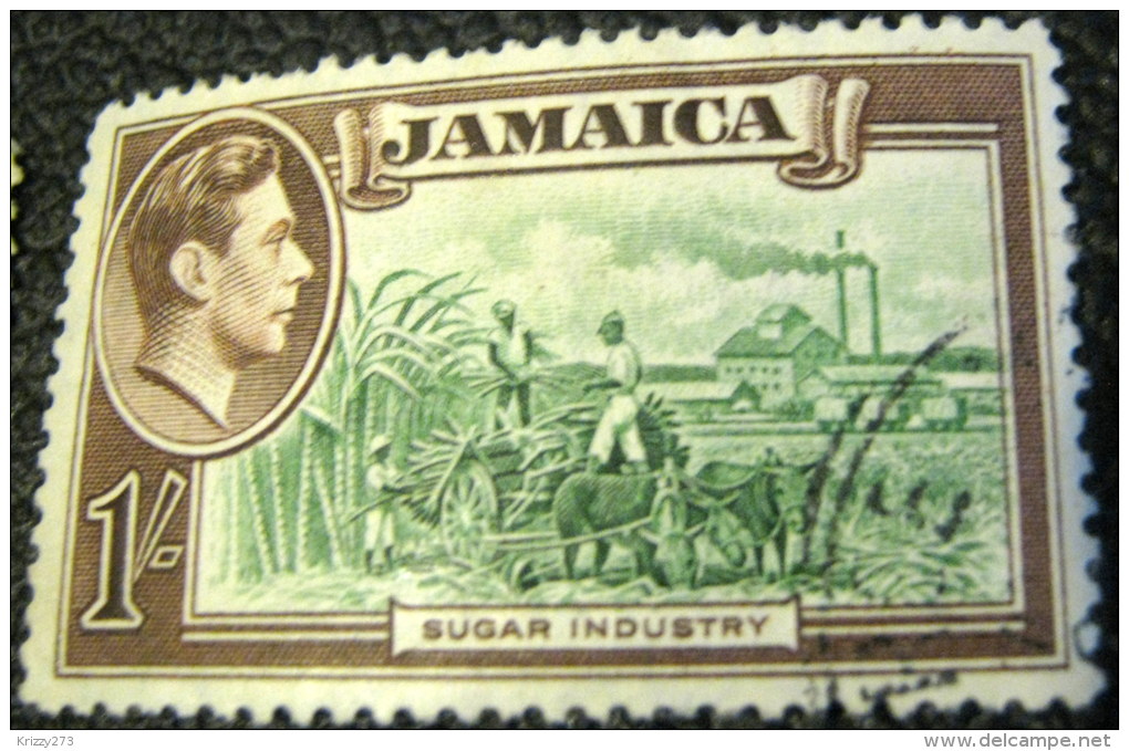 Jamaica 1938 Sugar Industry 1s - Used - Jamaica (...-1961)