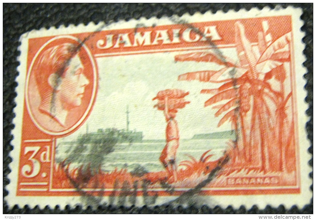 Jamaica 1938 Bananas 3d - Used - Jamaica (...-1961)