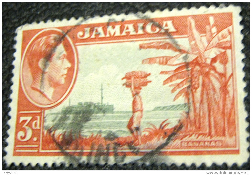 Jamaica 1938 Bananas 3d - Used - Jamaïque (...-1961)