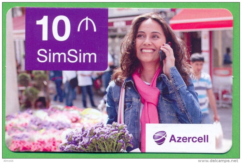 Azerbaijan GSM Prepaid Card - Azercell 10 Manat /Used,but Like UNC / - Azerbaïjan