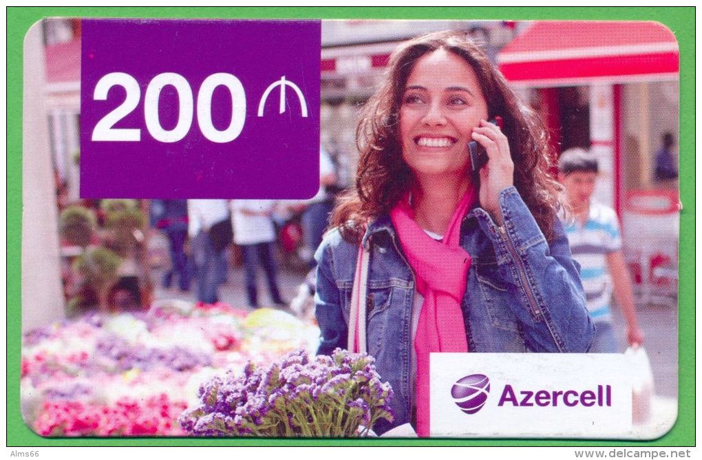 Azerbaijan GSM Prepaid Card - Azercell 200 Manat /Used,but Like UNC / Very Rare - Azerbeidzjan