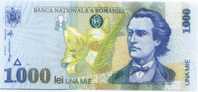 Romania - 1000 Lei-  1998 Y UNC Flower Note - Rumania