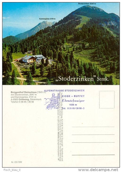 AK Steiermark 8962 Gröbming Berggasthof Steinerhaus Stoderzinken Kammspitze Österreich Austria Alpen Gebirge Alps Alpes - Gröbming