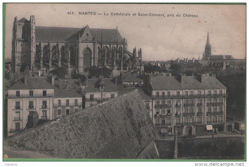 44 NANTES - La Cathédrale Et Saint-CLément, Pris Du Chateau - Nantes