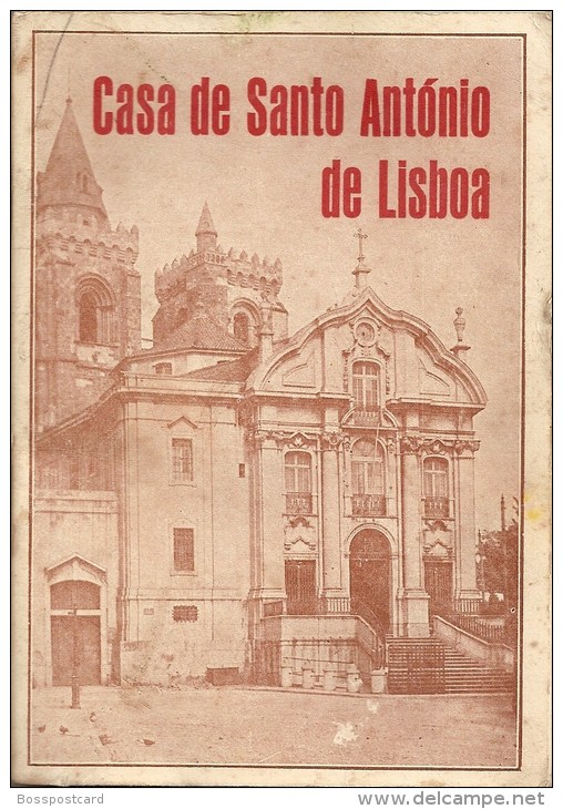 Santo António - Casa De Lisboa. Pádua. Padova. Italia (7 Scans) - Old Books