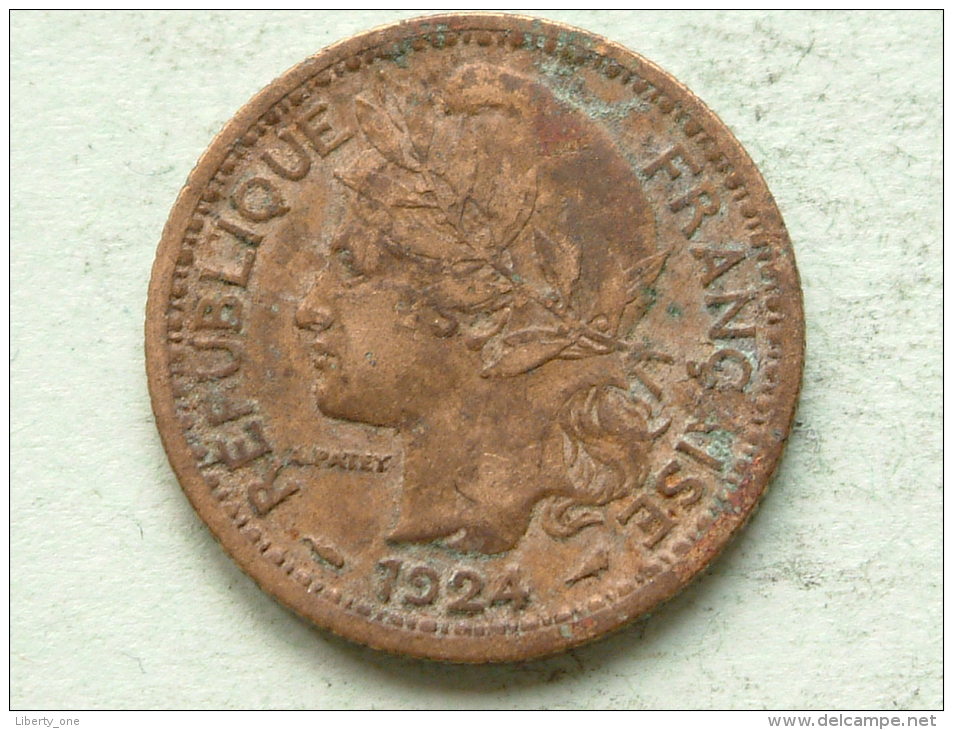 1924 - 1 FRANC - KM 2 ( Uncleaned Coin / For Grade, Please See Photo ) !! - Togo