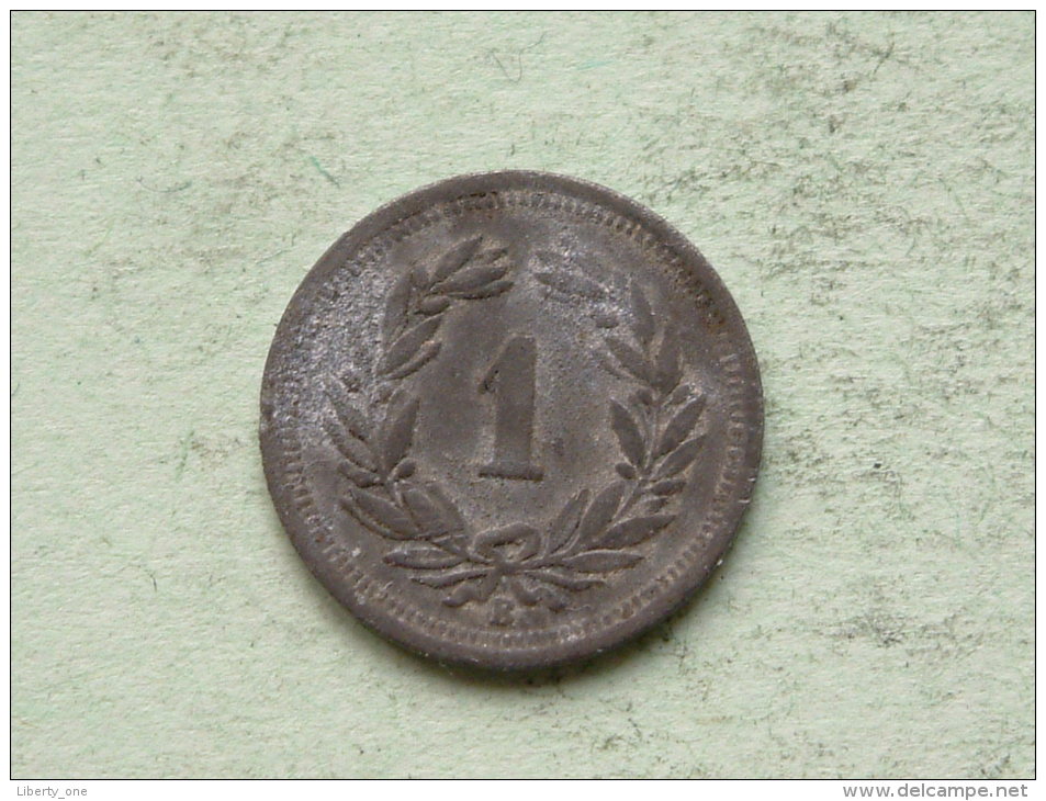 1942 - 1 RAPPEN - KM 3a ( Uncleaned Coin / For Grade, Please See Photo ) !! - Other & Unclassified