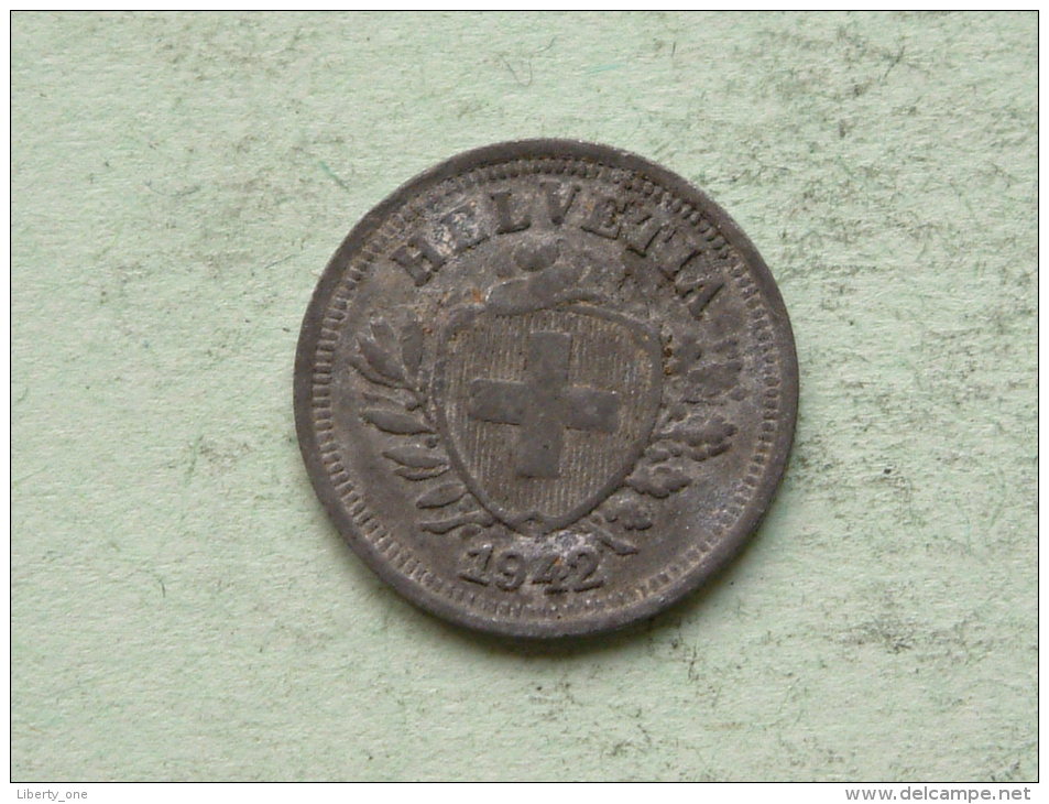 1942 - 1 RAPPEN - KM 3a ( Uncleaned Coin / For Grade, Please See Photo ) !! - Other & Unclassified