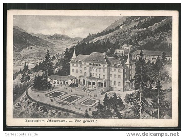 CPA Massevaux, Sanatorium, Vue Générale - Autres & Non Classés