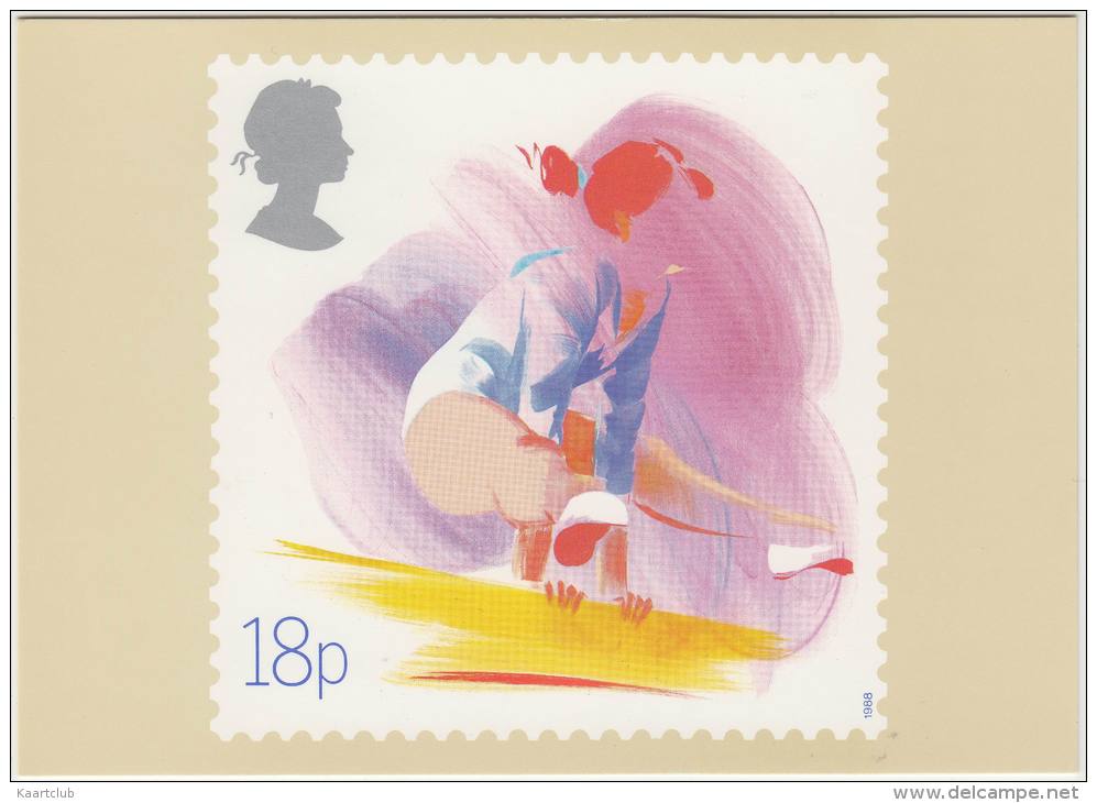 GYMNASTICS  - Sport : Post Office Picture Card - 1988 - Gymnastik