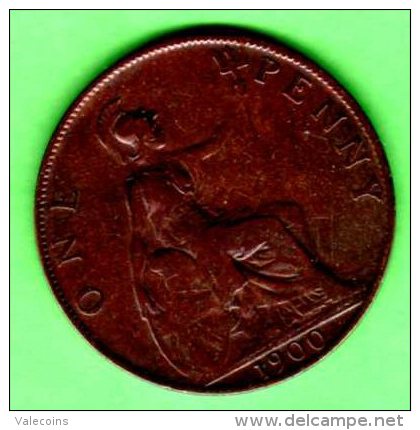 UK UNITED KINGDOM GREAT BRITAIN - 1900 - 1 Penny - KM 790 Queen Victoria    VF+ - D. 1 Penny