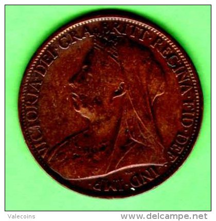 UK UNITED KINGDOM GREAT BRITAIN - 1900 - 1 Penny - KM 790 Queen Victoria    VF+ - D. 1 Penny