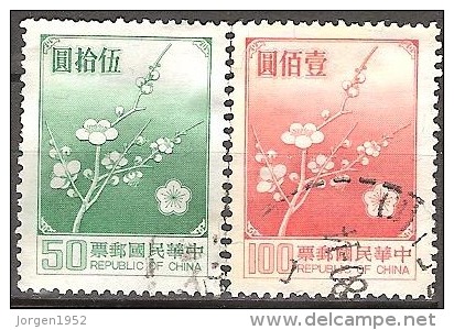 TAIWAN   # STAMPS FROM YEAR 1979 "STANLEY GIBBONS 1256 + 57" - Gebraucht