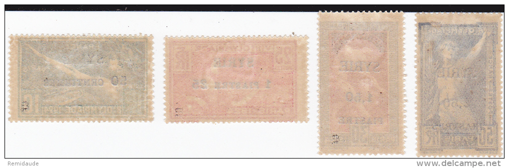 SYRIE - 1924 - JEUX OLYMPIQUES - Yvert N° 122/125 * MH - COTE = 184 EUR. - Ongebruikt