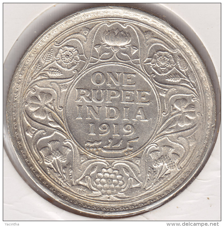 @Y@    BRITISH India 1  Rupee 1919     (2589) - Indien