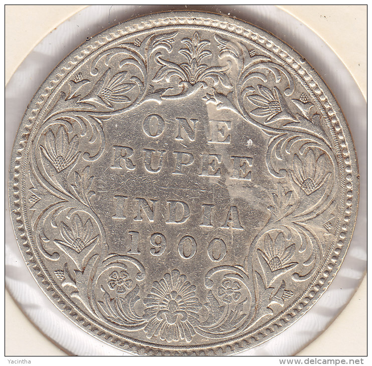 @Y@    BRITISH India 1  Rupee 1900     (2592) - Inde